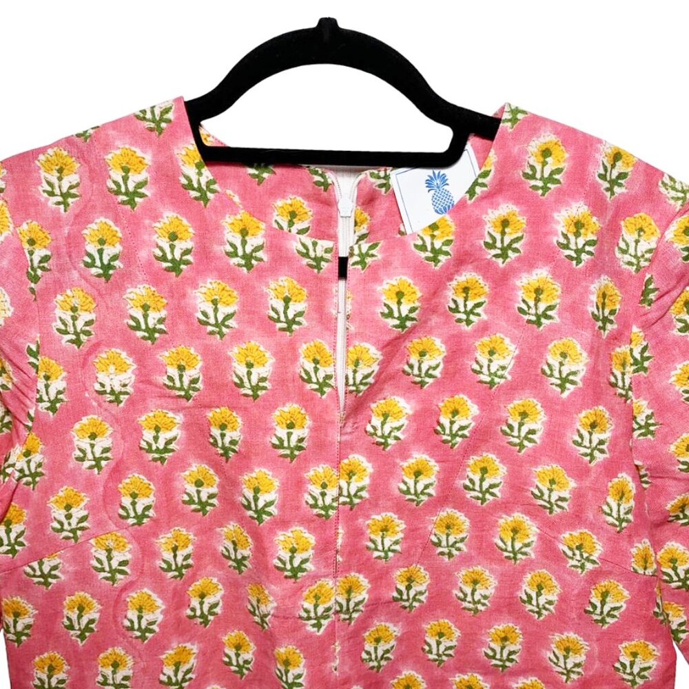 CJ LAING Palm Royale Block Print Tunic - Picture 4 of 7